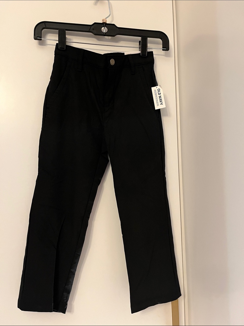 Old Navy Black Kids Dress Pants with Side Slit